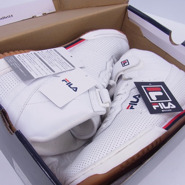 実際に弊社で買取させて頂いたFILA/フィラ F-13 パーフ ハイカット スニーカー FHE111/27.5の画像 8枚目
