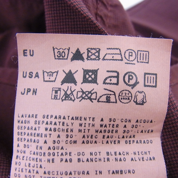 実際に弊社で買取させて頂いたC.P.COMPANY/シーピーカンパニー ピンチェック柄 長袖 ボタン シャツ 49181205/1221/XLの画像 4枚目