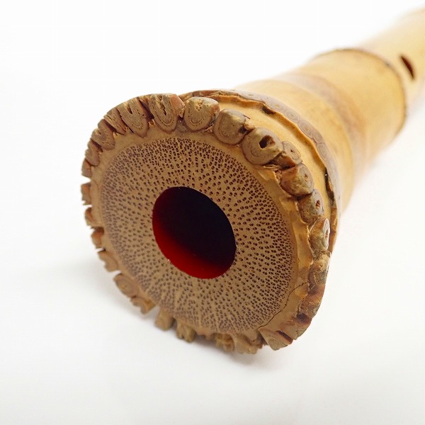 実際に弊社で買取させて頂いた都山流 尺八 昌山銘/井上昌山  一尺八寸管/銀巻 約54.5cm/約369g 和楽器の画像 7枚目