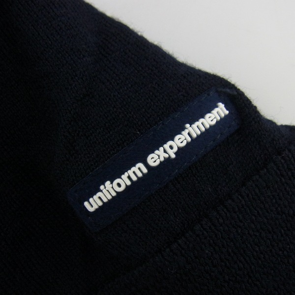 実際に弊社で買取させて頂いたuniform experiment/ユニフォームエクスペリメント ウール ニット UE-112066/1の画像 2枚目