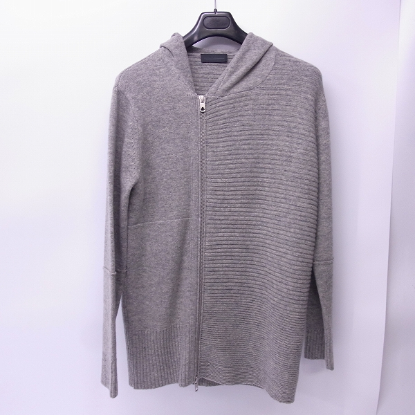 実際に弊社で買取させて頂いたDIESEL BLACK GOLD/ディーゼル ブラックゴールド  パターン切替 ジップアップ ウールニットパーカー/S