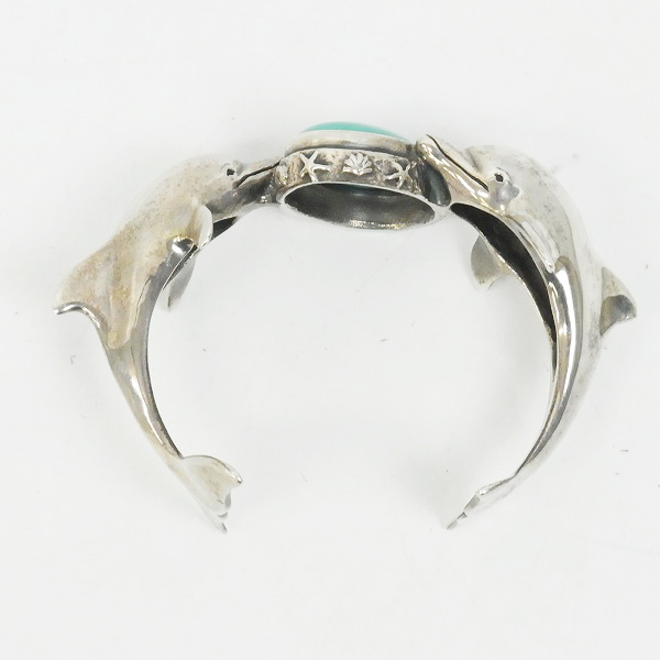 実際に弊社で買取させて頂いたCRAZY PIG DESIGNS/クレイジーピッグ TWO DOLPHINS BRACELET の画像 3枚目