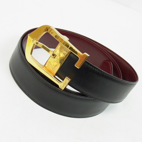 実際に弊社で買取させて頂いたCartier/カルティエ アルディロン ゴールドバックル リバーシブルベルト