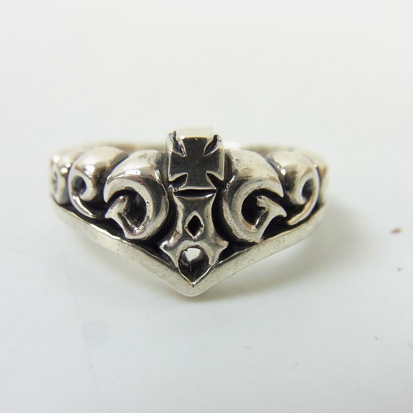 実際に弊社で買取させて頂いたDEALDESIGN/ディールデザイン クラウンクロスリング/9号の画像 1枚目