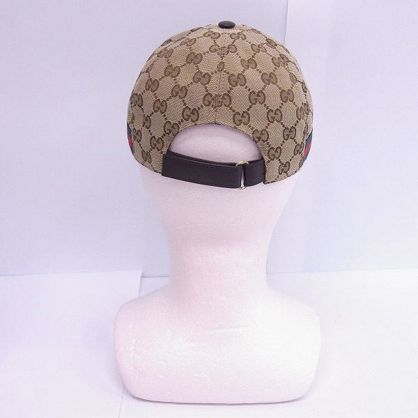 JPタグ有】GUCCI/グッチ オリジナルGGキャンバス ベースボール