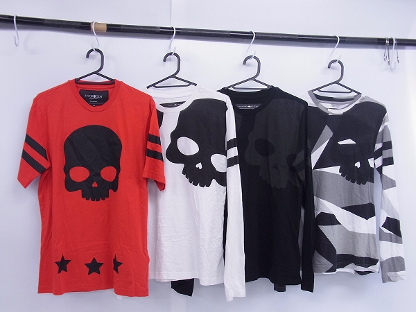 実際に弊社で買取させて頂いたHYDROGEN/ハイドロゲン 長袖/半袖/ロングTシャツ/カットソー 4点セット