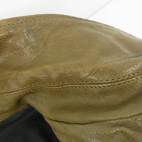 実際に弊社で買取させて頂いたC.P.COMPANY/シーピーカンパニー レザージャケット 14WCPUL02536/50の画像 3枚目