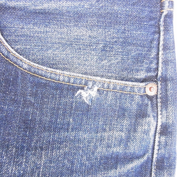 実際に弊社で買取させて頂いたSUGAR CANE/シュガーケーン 1966モデル 復刻 デニムパンツ インディゴの画像 8枚目