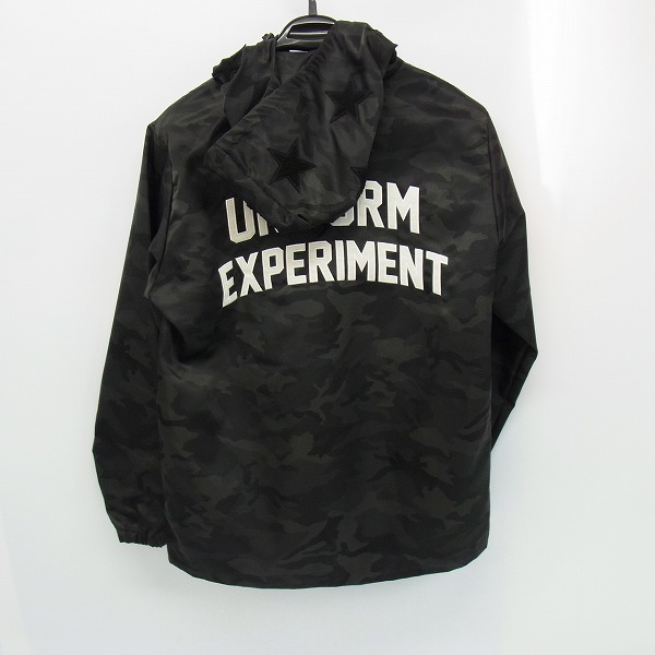 実際に弊社で買取させて頂いたUNIFORM EXPERIMENT/ユニフォームエクスペリメント 16aw STAR HOODED ZIPブルゾン/2の画像 1枚目