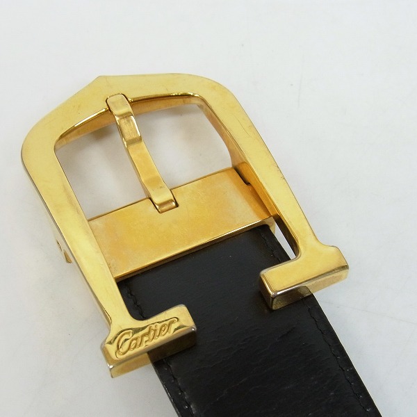 実際に弊社で買取させて頂いたCartier/カルティエ アルディロン ゴールドバックル リバーシブルベルトの画像 1枚目