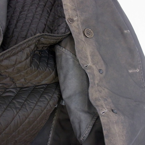 実際に弊社で買取させて頂いたC.P.COMPANY/シーピーカンパニー ナイロン フーデッド コート/ジャケット 46164333/1060/52の画像 9枚目