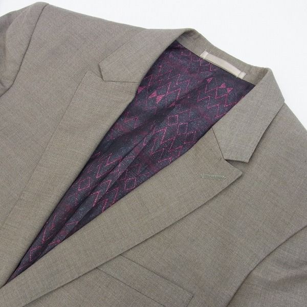 実際に弊社で買取させて頂いたHARE/ハレ レーヨン混 裏地総柄 テーラードジャケット Lの画像 2枚目