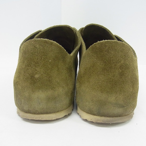 実際に弊社で買取させて頂いたBIRKENSTOCK/ビルケンシュトック スエードレザー レースアップシューズ カーキ/26の画像 1枚目