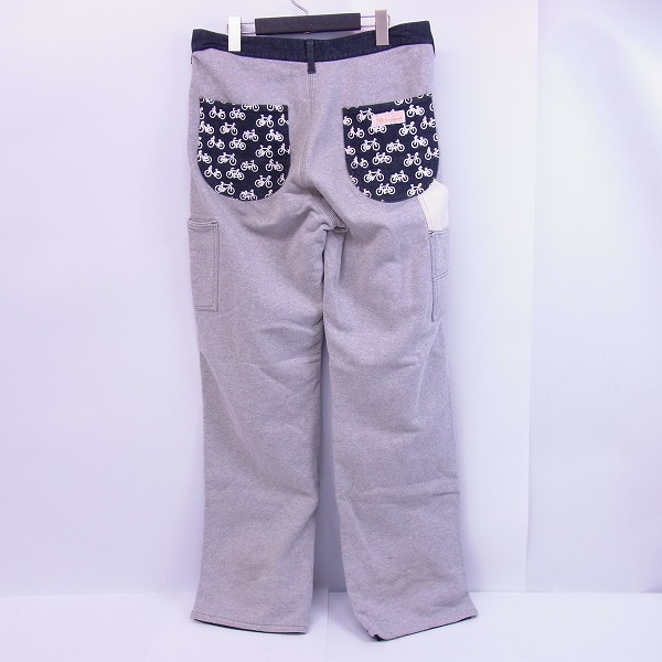 実際に弊社で買取させて頂いたle coq sportif/ルコックスポルティフ×SOU SOU/ソウソウ デニム/スウェット 切り替えし パンツ/Lの画像 1枚目