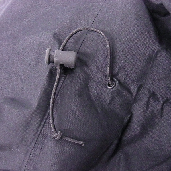 実際に弊社で買取させて頂いたBACKCHANNEL/バックチャンネル ナイロン マウンテンパーカー ブラック/Lの画像 9枚目
