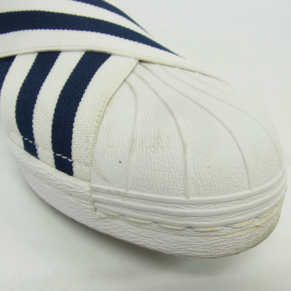 実際に弊社で買取させて頂いたadidas×White Mountaineering/アディダス×ホワイトマウンテニアリング 17SS スーパースター スリッポン BY2879/23.5の画像 6枚目