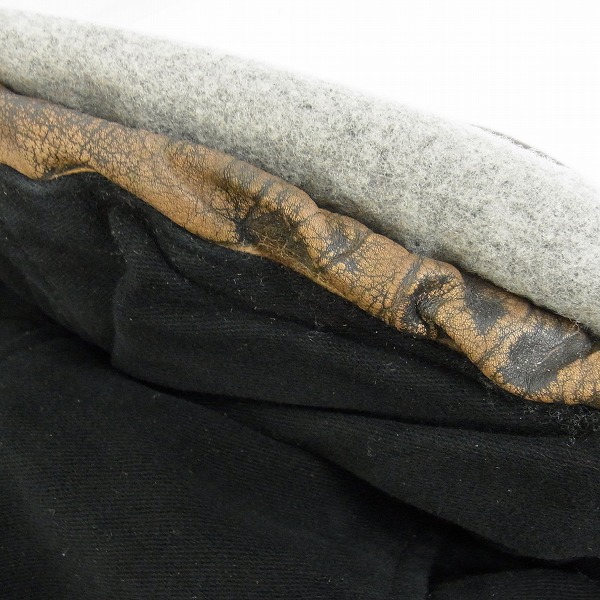 実際に弊社で買取させて頂いたC.P.COMPANY/シーピーカンパニー tinto terra ミリタリー レザー コート 51180482/48の画像 6枚目