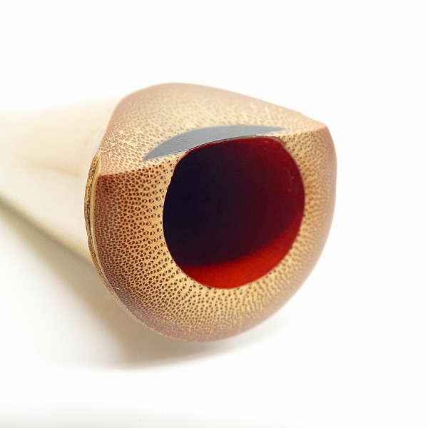 実際に弊社で買取させて頂いた【難あり】都山流 尺八 昌山銘/井上昌山 唄口/中継銀巻 約51cm/約317g 和楽器の画像 2枚目