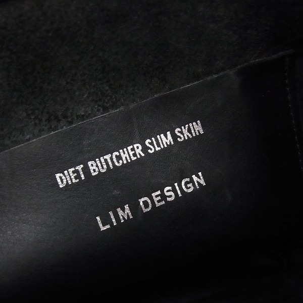 実際に弊社で買取させて頂いたDIET BUTCHER SLIM SKIN/ダイエットブッチャー スリムスキン レザースモールショルダーバッグの画像 4枚目
