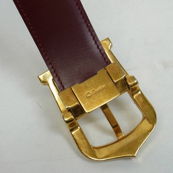 実際に弊社で買取させて頂いたCartier/カルティエ アルディロン ゴールドバックル リバーシブルベルトの画像 2枚目