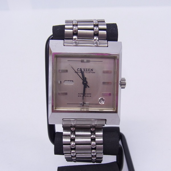 実際に弊社で買取させて頂いたCITIZEN/シチズン SQUARE CUSTOM 自動巻き 腕時計 1972年