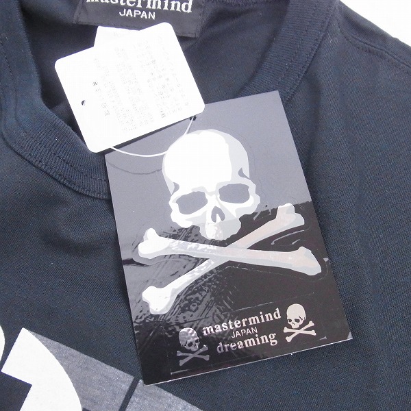 未使用】mastermind JAPAN/マスターマインド スカル 英字 プリントT