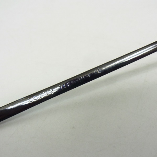 実際に弊社で買取させて頂いたLOEWE/ロエベ 眼鏡/メガネフレーム リムレス TITANIUM/チタンの画像 5枚目