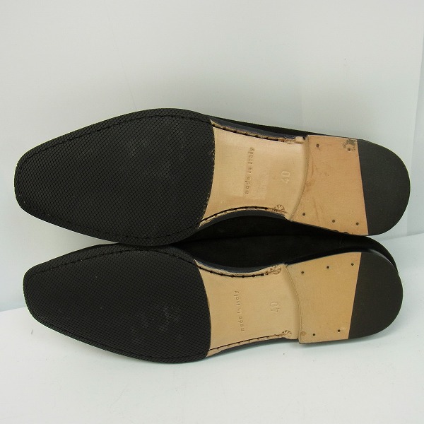 実際に弊社で買取させて頂いたANDREA VENTURA/アンドレアヴェンチューラ バーニーズニューヨーク スエードタッセルローファー/40の画像 2枚目