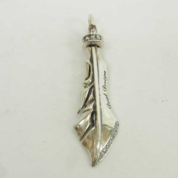 実際に弊社で買取させて頂いたDEALDESIGN/ディールデザイン ソードペンダント/ストーン付きの画像 1枚目