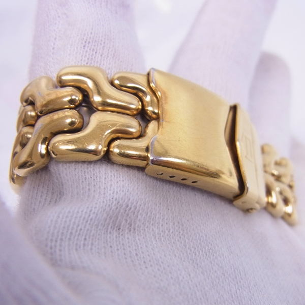 実際に弊社で買取させて頂いたTAG HEUER/タグホイヤー ゴールド 腕時計 S94.713M/E【動作未確認】の画像 3枚目