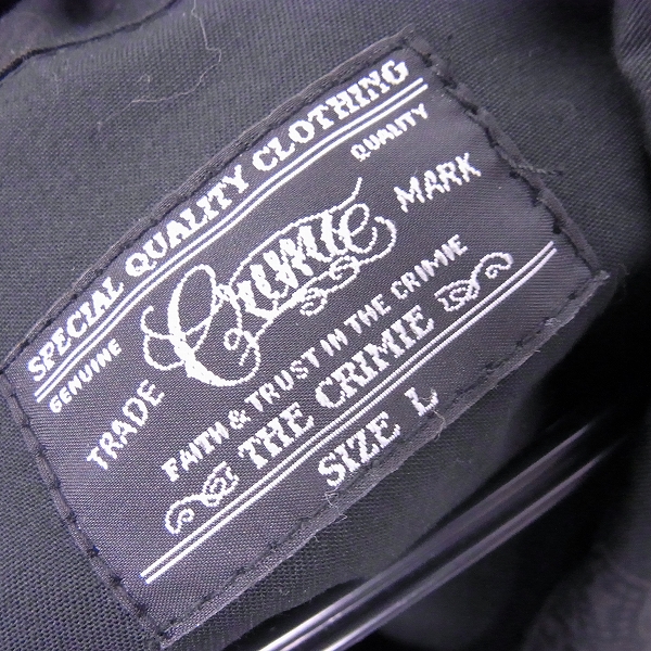 実際に弊社で買取させて頂いたCRIMIE/クライミー ペイズリー総柄 シャツジャケット ホースシュージッパー/L の画像 2枚目