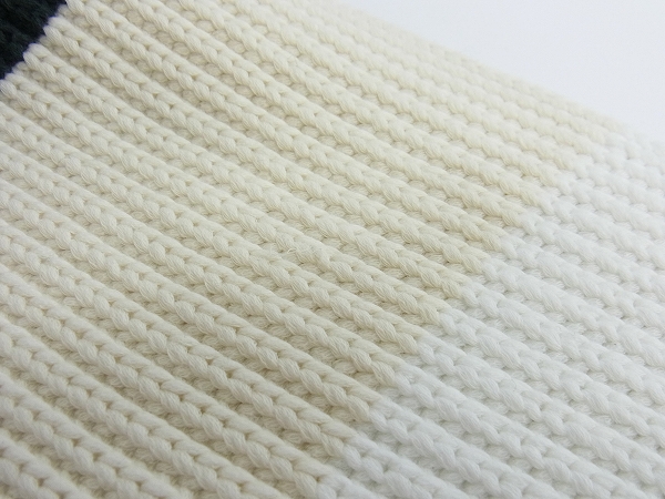 実際に弊社で買取させて頂いたLOEWE/ロエベ ボーダーニットマフラー マルチカラーの画像 6枚目