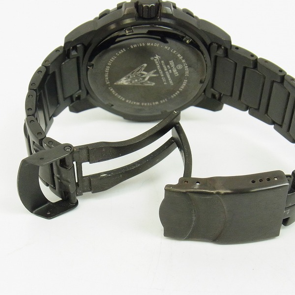 実際に弊社で買取させて頂いたLUMINOX/ルミノックス F-117 ナイトホーク 6400-200 腕時計/黒 の画像 2枚目