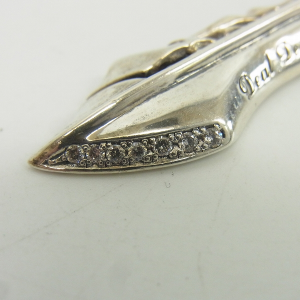 実際に弊社で買取させて頂いたDEALDESIGN/ディールデザイン ソードペンダント/ストーン付きの画像 4枚目