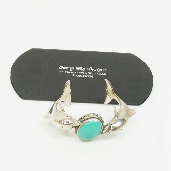 実際に弊社で買取させて頂いたCRAZY PIG DESIGNS/クレイジーピッグ TWO DOLPHINS BRACELET の画像 7枚目