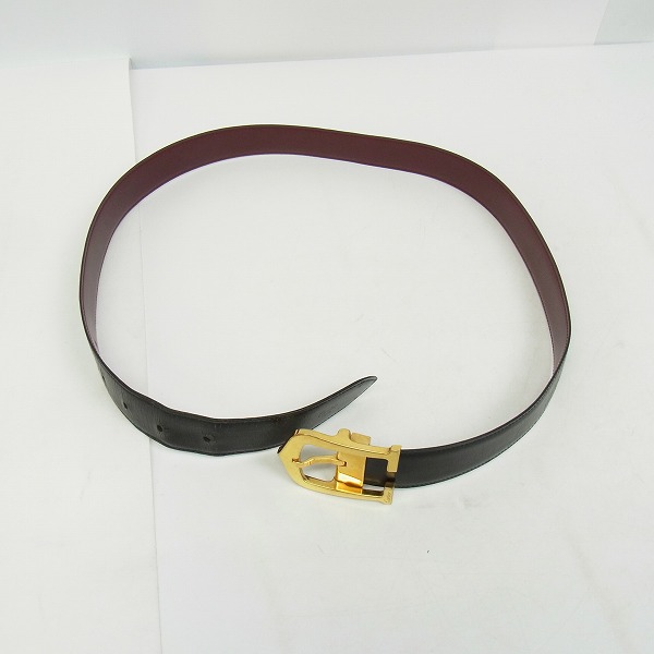 実際に弊社で買取させて頂いたCartier/カルティエ アルディロン ゴールドバックル リバーシブルベルトの画像 5枚目