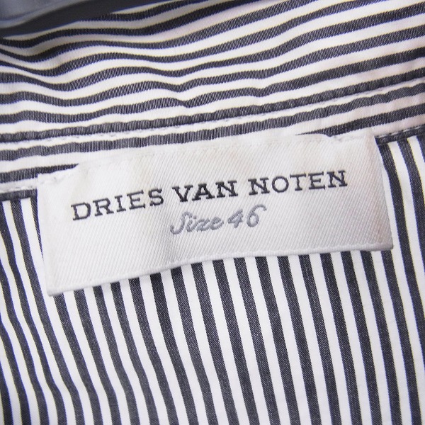 実際に弊社で買取させて頂いたDRIES VAN NOTEN/ドリスヴァンノッテン ハンガリー製 サイドテープ/ジップブルゾン 46の画像 2枚目