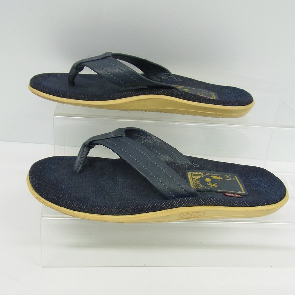 実際に弊社で買取させて頂いたDENIME×ISLAND SLIPPER/ドゥニーム×アイランドスリッパー デニムレザー サンダル/8の画像 3枚目