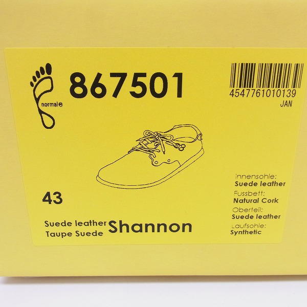 実際に弊社で買取させて頂いたTATAMI/タタミ BIRKENSTOCK/ビルケンシュトック Shannon 867501 43の画像 9枚目