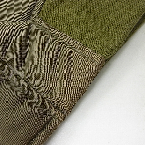 実際に弊社で買取させて頂いたato/アトウ 襟ボア 中綿ナイロンジャケット/ブルゾン AM12C-B02/46の画像 6枚目