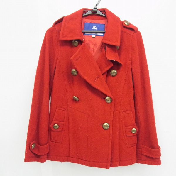 実際に弊社で買取させて頂いたBURBERRY BLUE LABEL/バーバリーブルーレーベル 三陽商会 ウール混 Pコート/38