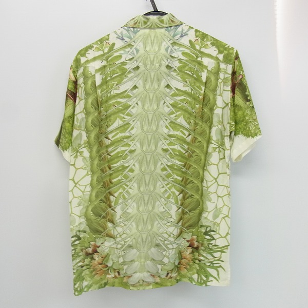 実際に弊社で買取させて頂いたMIHARAYASUHIRO/ミハラヤスヒロ インクジェット 人体フラワー柄シャツ Sの画像 1枚目