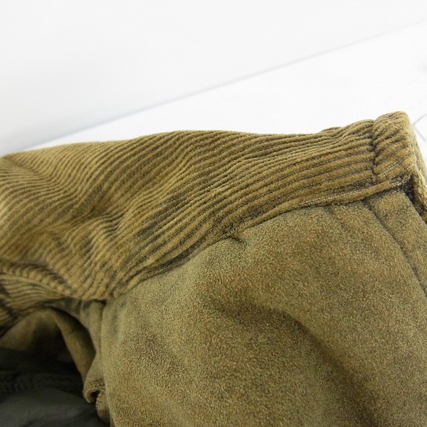 実際に弊社で買取させて頂いたC.P.COMPANY/シーピーカンパニー 襟コーデュロイ ゴーグルジャケット 12WM23138 A53/50 の画像 3枚目