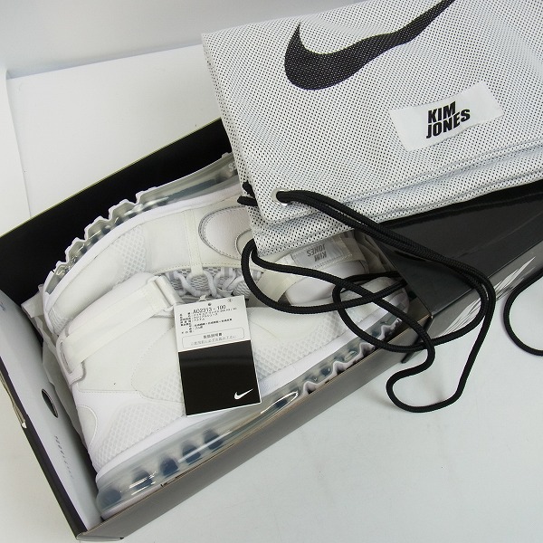 実際に弊社で買取させて頂いた【未使用】NIKE/ナイキ AIR MAX 360 HI/KJ/エアマックス360 Kim Jones/キムジョーンズ AO2313-100/27.0の画像 7枚目