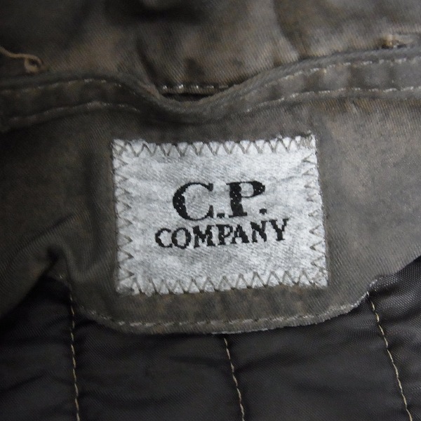 実際に弊社で買取させて頂いたC.P.COMPANY/シーピーカンパニー ナイロン フーデッド コート/ジャケット 46164333/1060/52の画像 2枚目