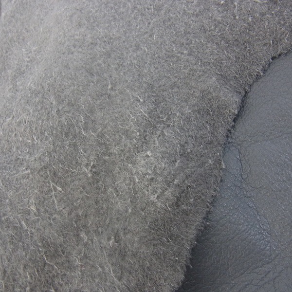 実際に弊社で買取させて頂いたTAKAHIROMIYASHITA The SoloIst./ソロイスト シープレザー フリンジ付 大判ストールの画像 3枚目