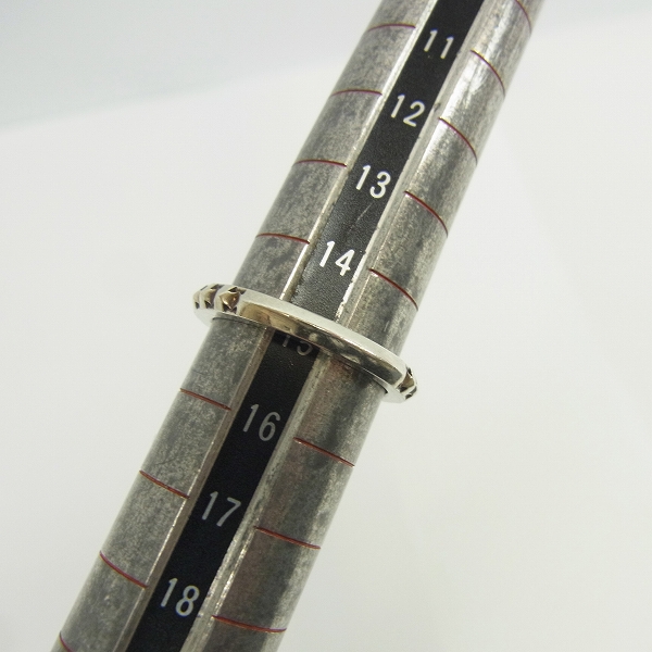 実際に弊社で買取させて頂いたDEALDESIGN/ディールデザイン タイニークロスリング/0.08ダイヤ付き/15号の画像 8枚目