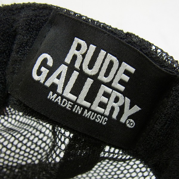 実際に弊社で買取させて頂いたRUDE GALLERY/ルードギャラリー スカル メッシュキャップ/帽子の画像 5枚目