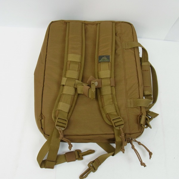 実際に弊社で買取させて頂いた【未使用】GREGORY/グレゴリー ASSAULT 3WAY/アサルト コヨーテブラウン ブリーフケース/リュックサックの画像 5枚目