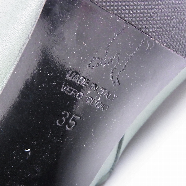 実際に弊社で買取させて頂いたMARNI/マルニ サイドジップブーツ ビブラムソール グリーン 35の画像 5枚目